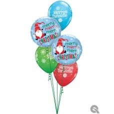 Bukiet 1295 Merry All The Way! Qualatex #19772-2 55239-3